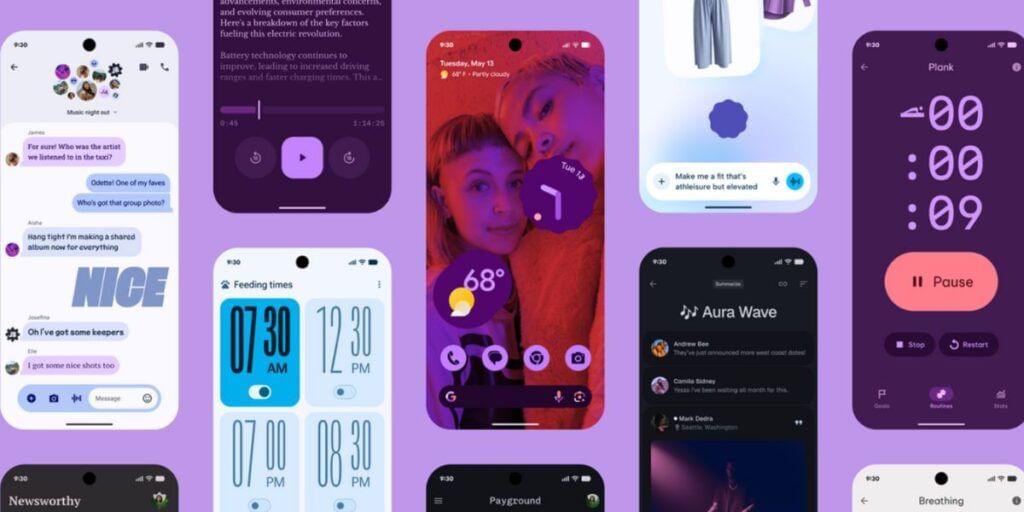 Google Material 3 Expressive UI