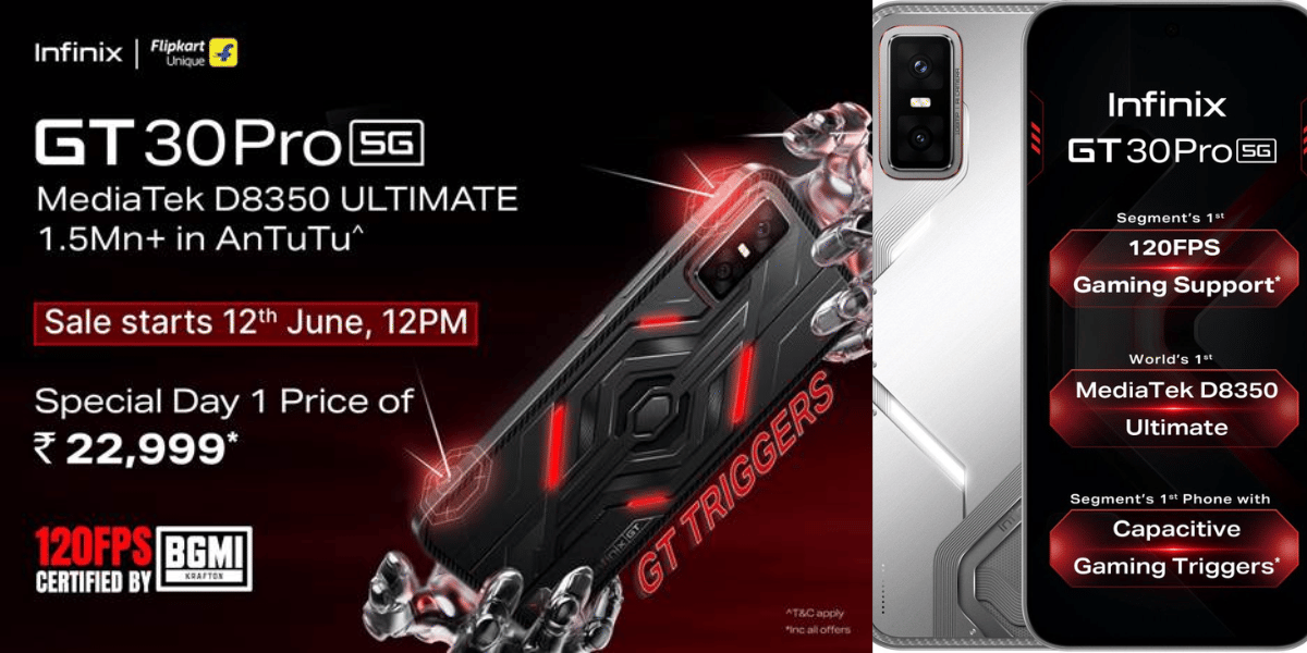 New Launch Alert: Infinix GT 30 Pro Launch Price Under Rs 25000