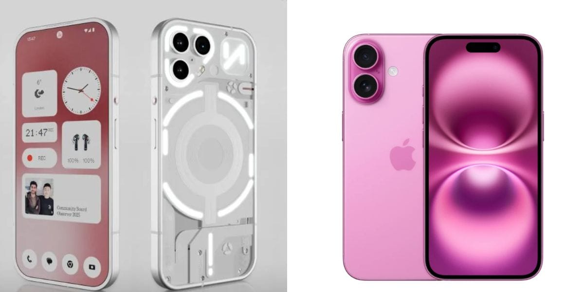 Nothing Phone 3 vs iPhone 16: Comparison And Verdicts