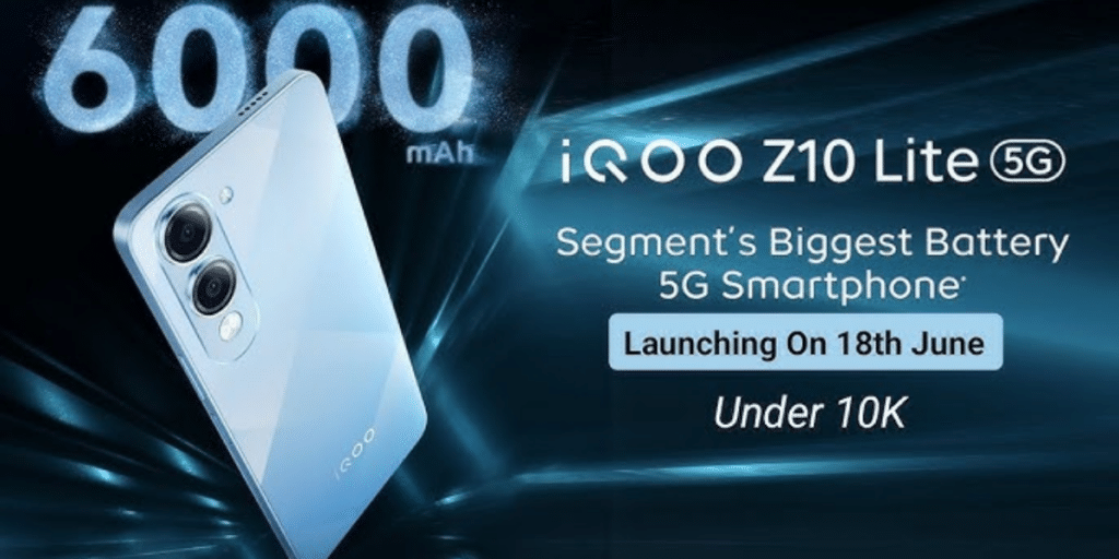 iQOO Z10 Lite 5G will launch in India on June 18