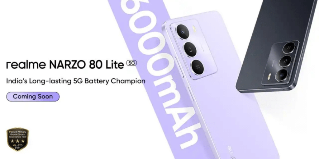 Realme Narzo 80 Lite will launch in India on June 16
