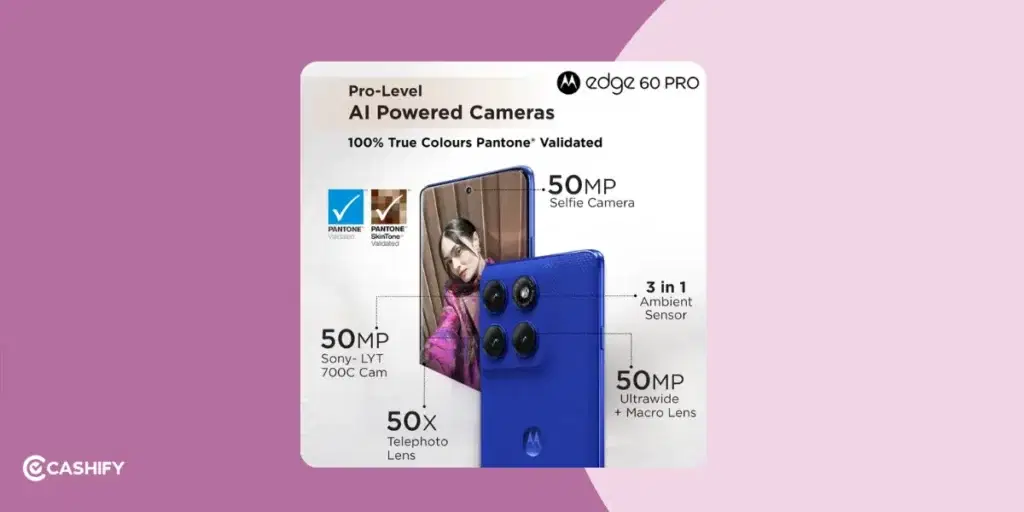 camera specs for Motorola Edge 60 Pro