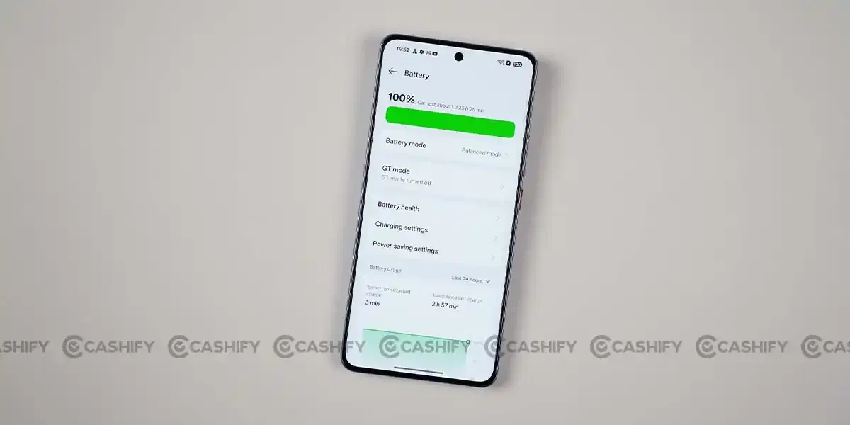 Realme GT 7 battery