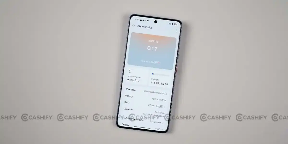 Realme GT 7 performance 