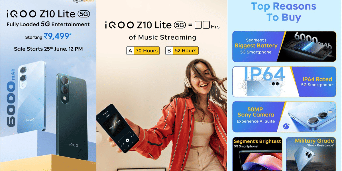 iQOO Z10 Lite Launched In India At Just Rs 9,999