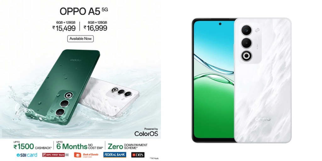 OPPO A5 5G Launch Price