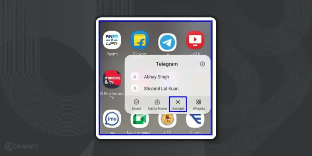 Reinstall the app