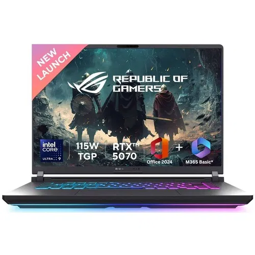 Asus ROG Strix G16 G615LP S5022WS Core Ultra 9 Series 2 32 GB 1 TB SSD Windows 11 8 GB Front