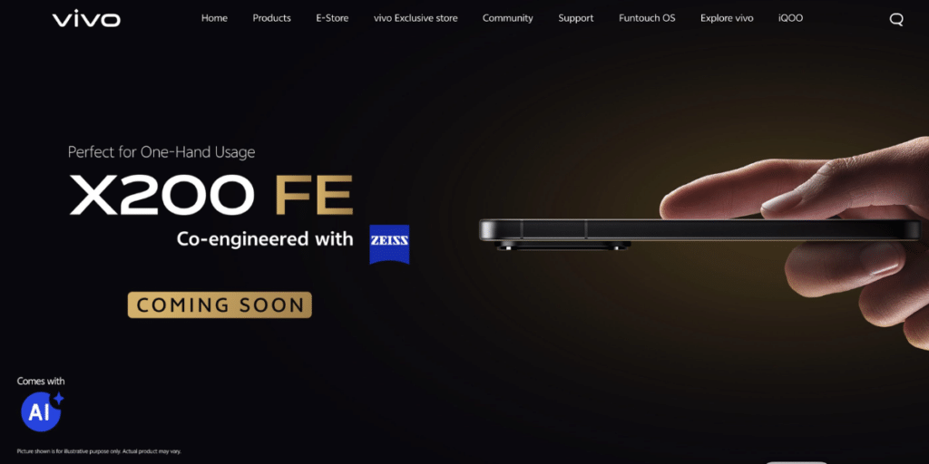 Vivo X200 FE launch India