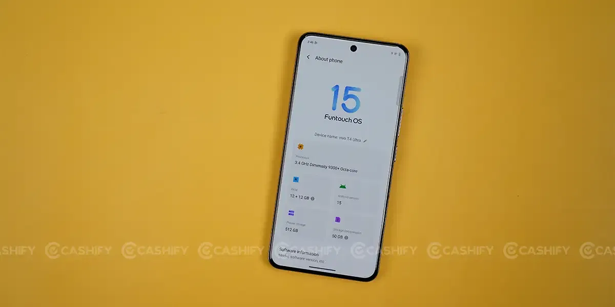 Vivo T4 Ultra software