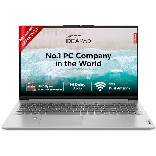 Lenovo IdeaPad 1 15ALC7 82R4011CIN AMD Hexa Core Ryzen 5 16 GB 512 GB SSD Windows 11 Front