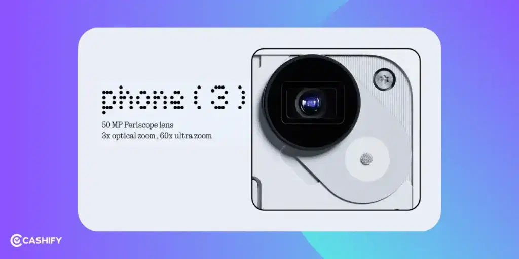 Cameras: Nothing Phone 2 vs Nothing Phone 3