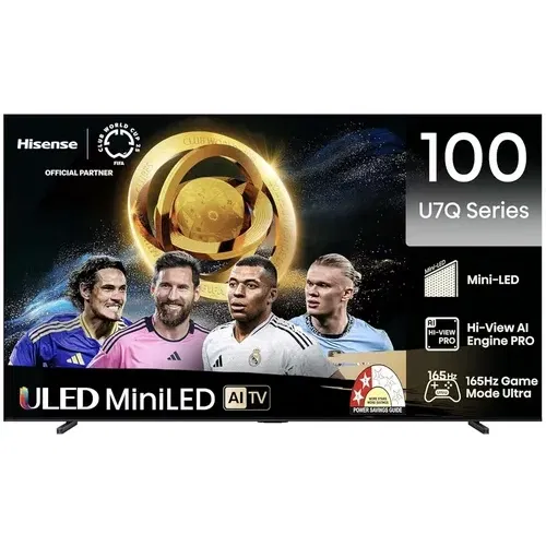 Hisense 100U7Q 100 inch (254 cm) QLED Mini LED 4K Front
