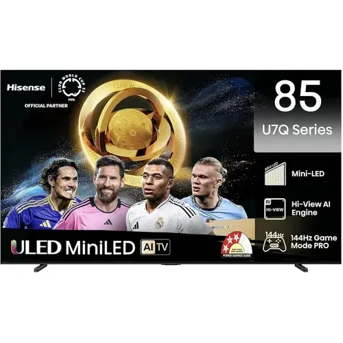 Hisense 85U7Q 85 inch (215 cm) QLED Mini LED 4K Front