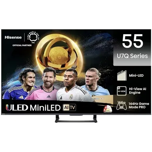 Hisense 55U7Q 55 inch (139 cm) QLED Mini LED 4K