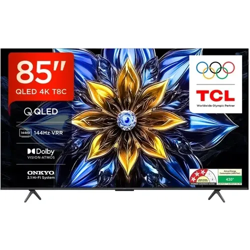 TCL 85T8C 85 inch (215 cm) QLED 4K Front