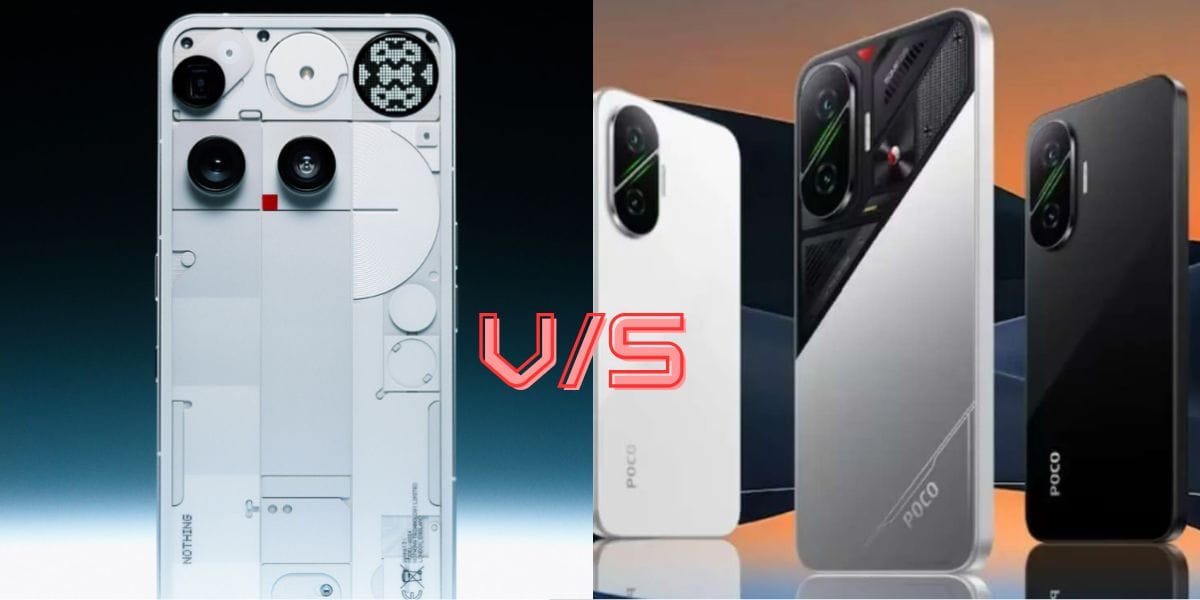 Nothing Phone 3 vs POCO F7: Which Phone Should You Buy In July 2025?