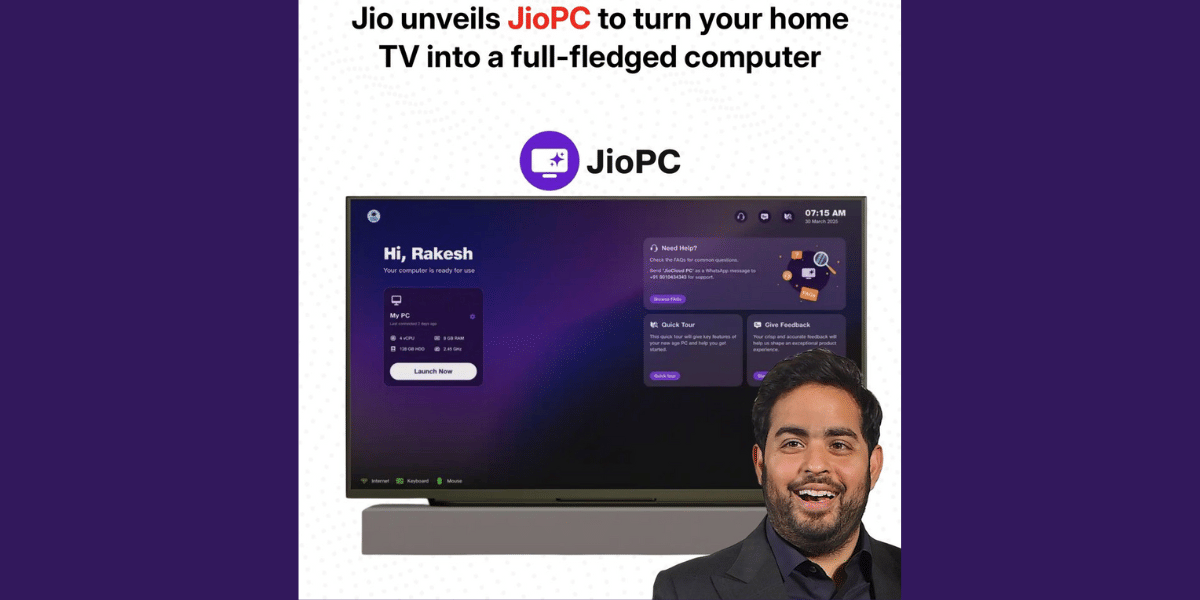 JioPC Launched To Turn Your TV Into PC