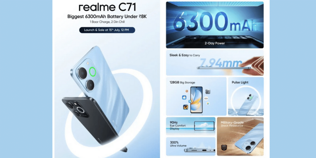 Realme C71 Launch Price