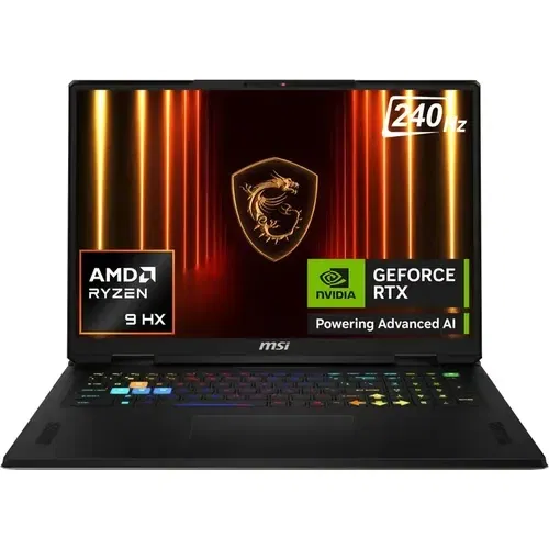 MSI Vector A18 HX A9WHG 033IN AMD Hexadeca Core Ryzen 9 32 GB 2 TB SSD Windows 11 12 GB Front