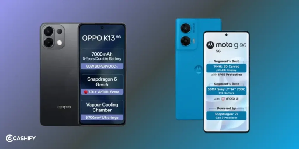 Moto G96 vs Oppo K13