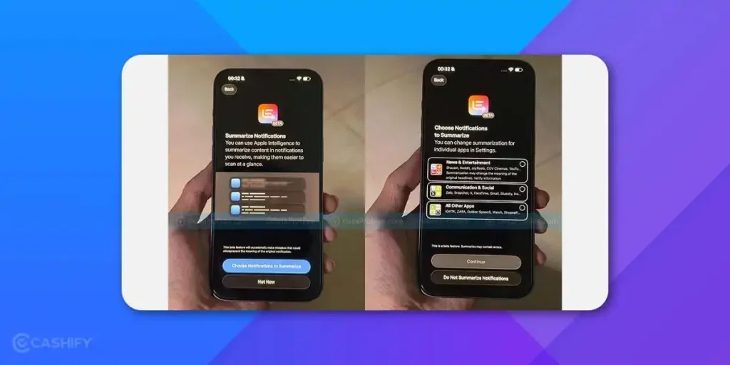 notification summaries in iOS 26