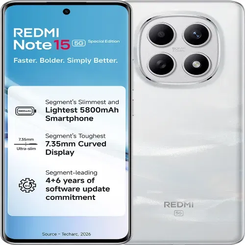 Xiaomi Redmi Note 15 SE 5G Front And Back