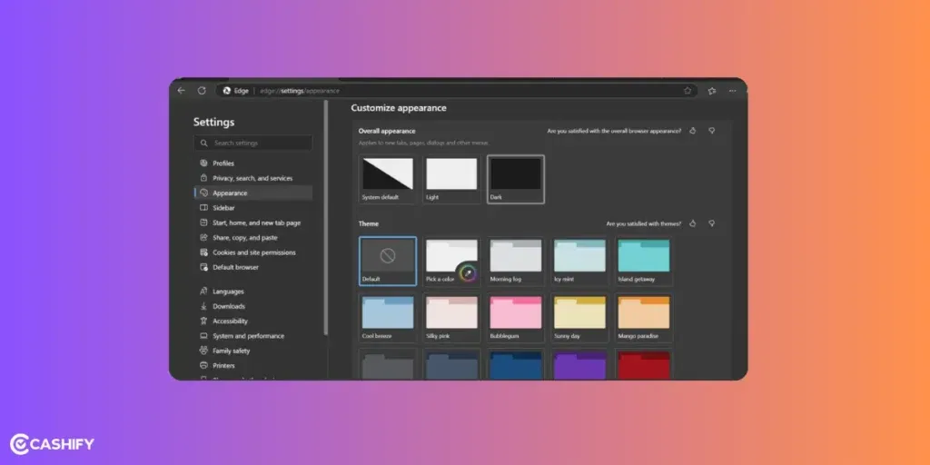 Dark Mode in Your Chrome/Edge Browser