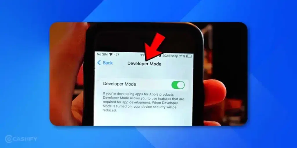 developer mode in iPhone