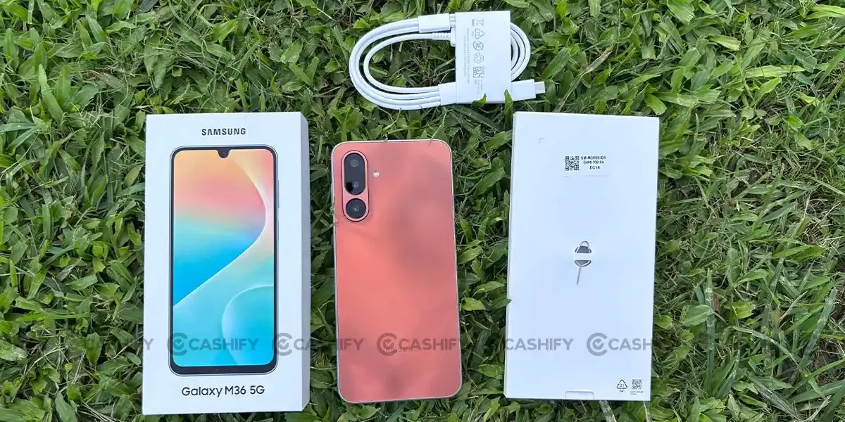 Samsung Galaxy M36 5G box content