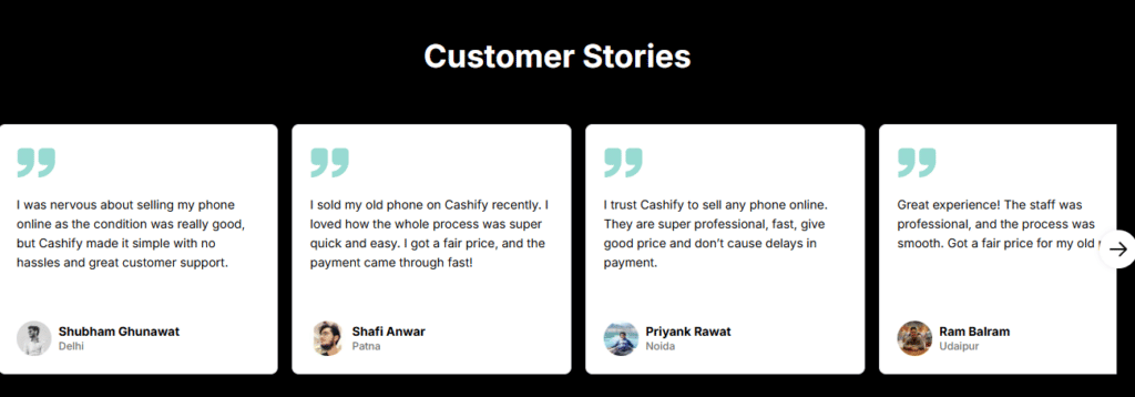 cashify customer stories