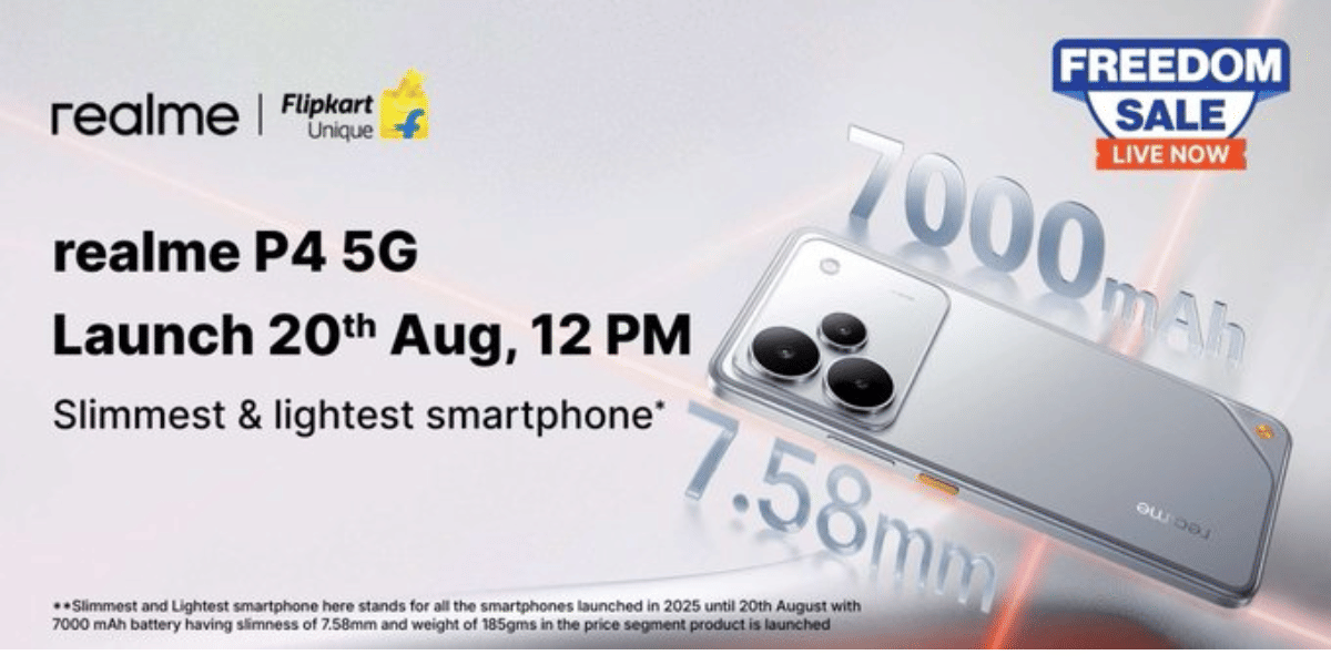 Realme P4 Price Revealed Before Official Launch: Starts At Just Rs 17,499