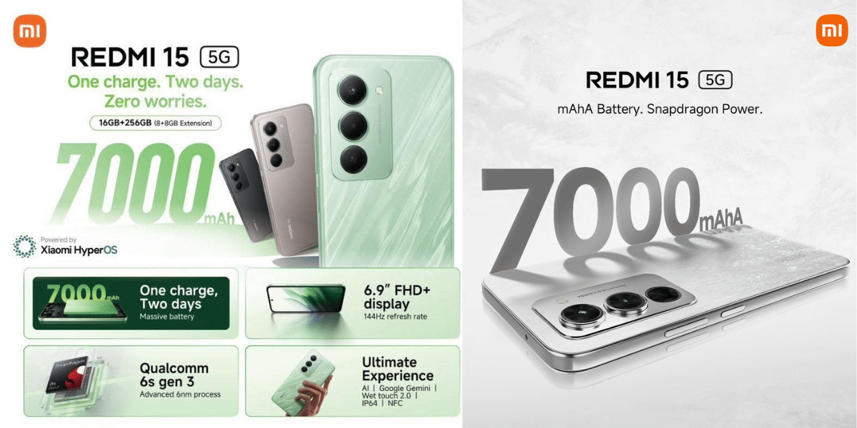 New Redmi 15 Arrives In India With Huge 7,000mAh Battery At This Price