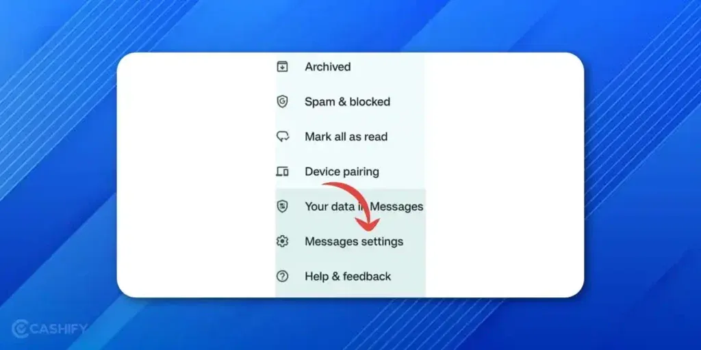 Change Jio Message Center Number - Step - 1
