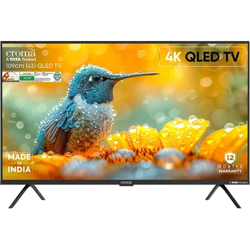 Croma CREL043UGQ331850 43 inch (109 cm) QLED 4K