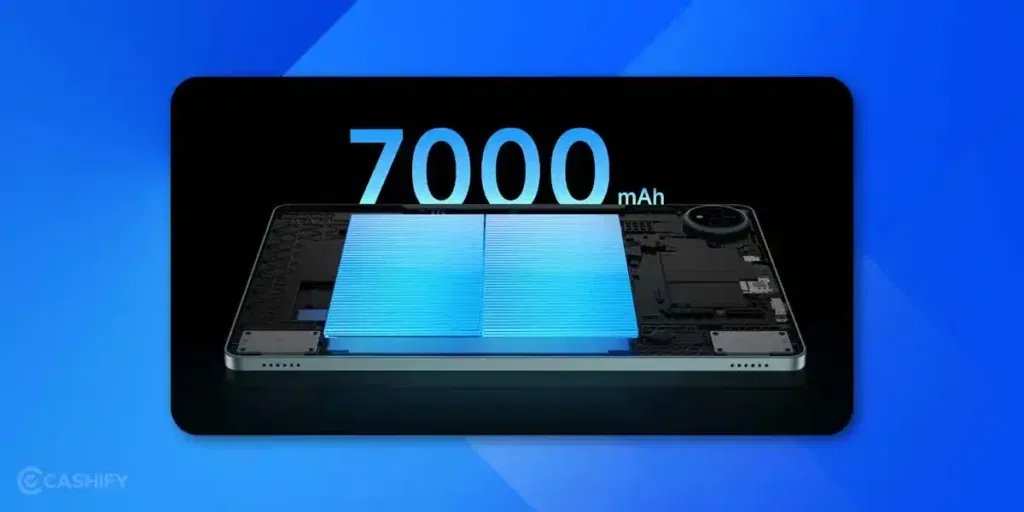 7000mAh battery