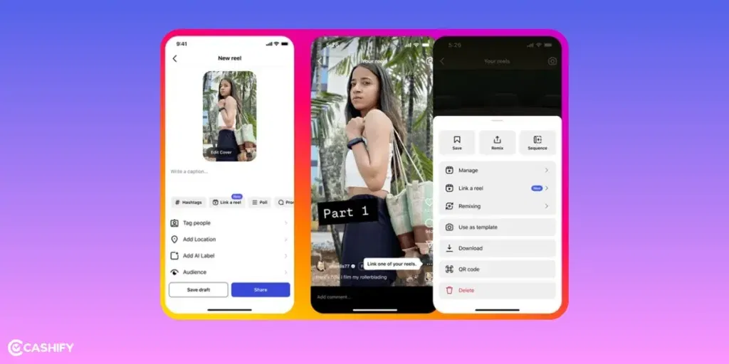 Instagram Reel Linking Feature