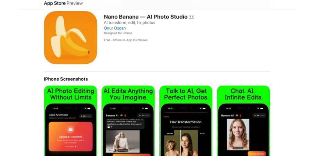 Nano Banana AI tool