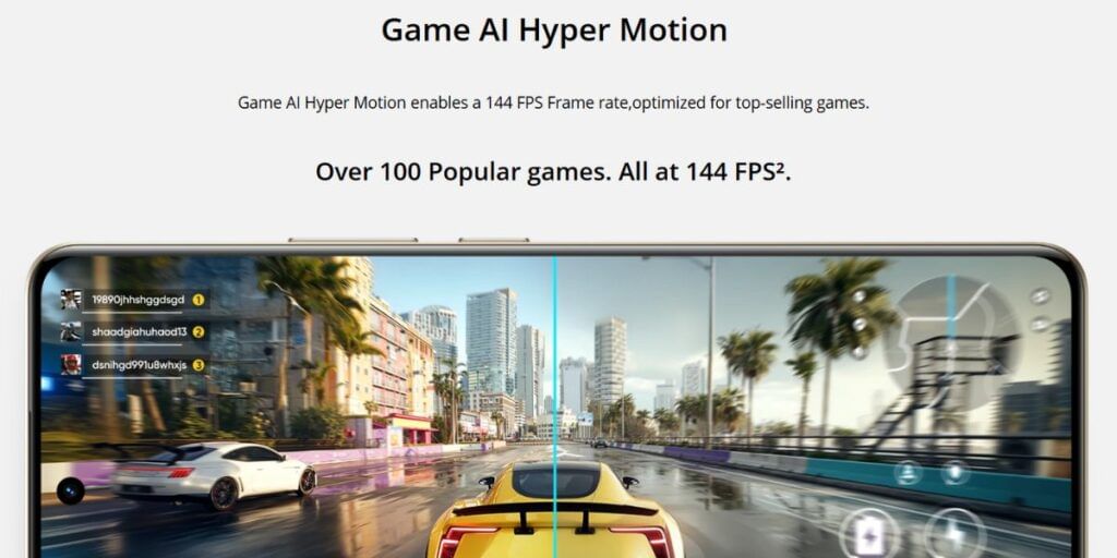 Realme P4 Pro game settings