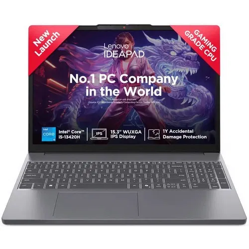 Lenovo IdeaPad Slim 3 15IRH10 83K100CGIN Core i5 13th Gen 16 GB 512 GB SSD Windows 11 Front