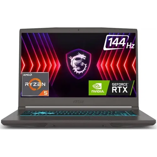 MSI Thin A15 B7UC 102IN AMD Hexa Core Ryzen 5 16 GB 512 GB SSD Windows 11 4 GB Front