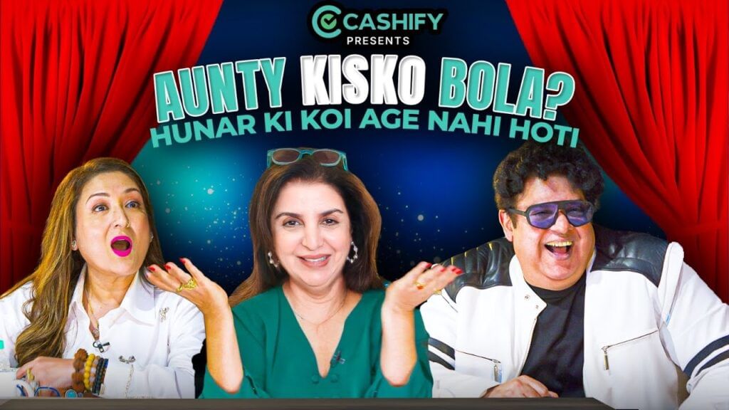 Farah Khan promoting Cashify show.