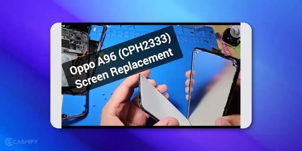 Oppo A96 screen not working