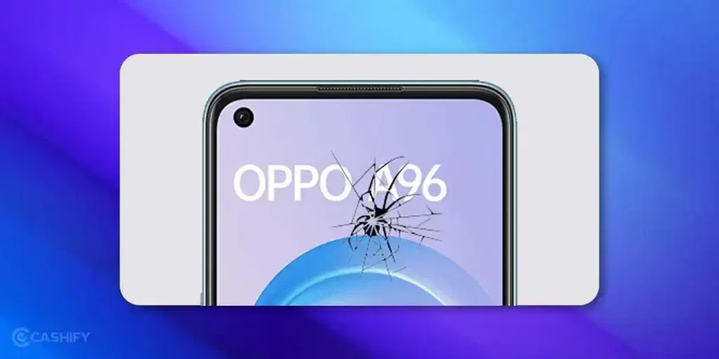 Oppo A96 screen not working