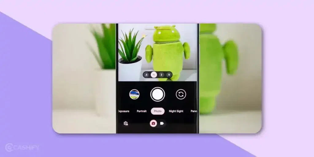 Pixel camera UI