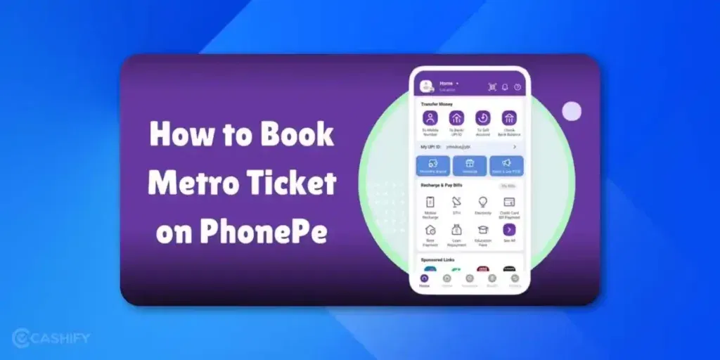 book metro ticket on phonepe