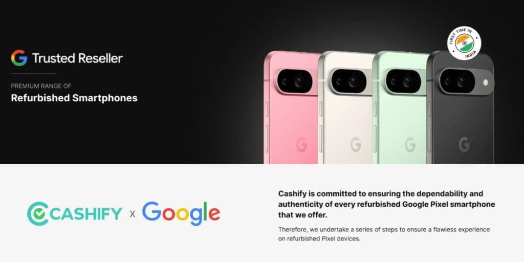 Cashify x Pixel phones