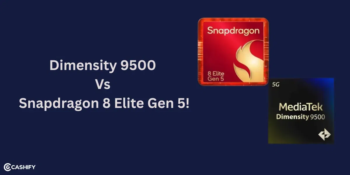 Dimensity 9500 Vs Snapdragon 8 Elite Gen 5!