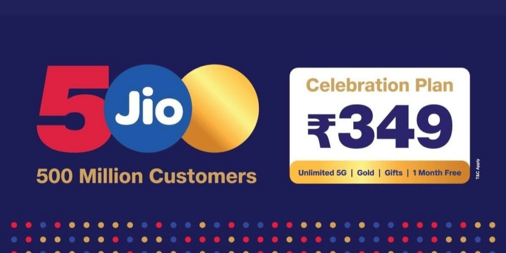 Reliance Jio Celebration Plan offers exciting benefits