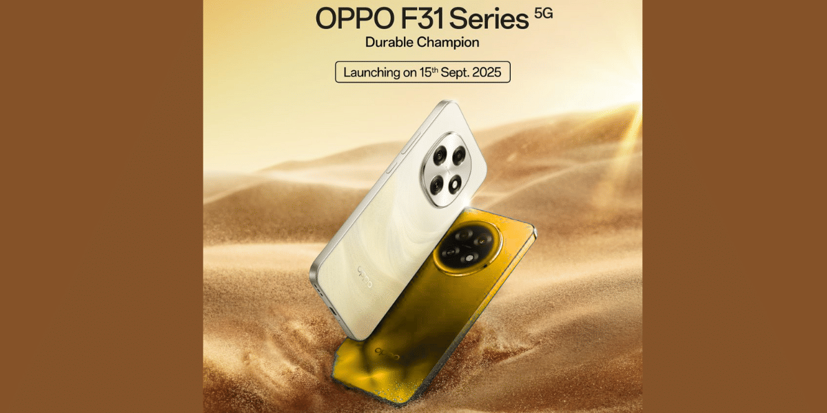 Oppo F31 Launch Date Set For September 15th!